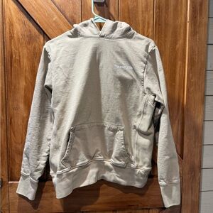 TALENTLESS Tan Hoodie with Subtle Logo
